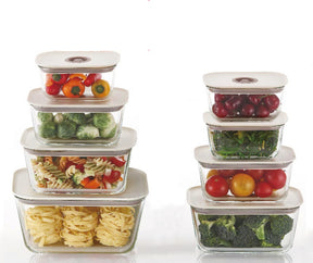 Neoflam Clik Glass food container set of 8