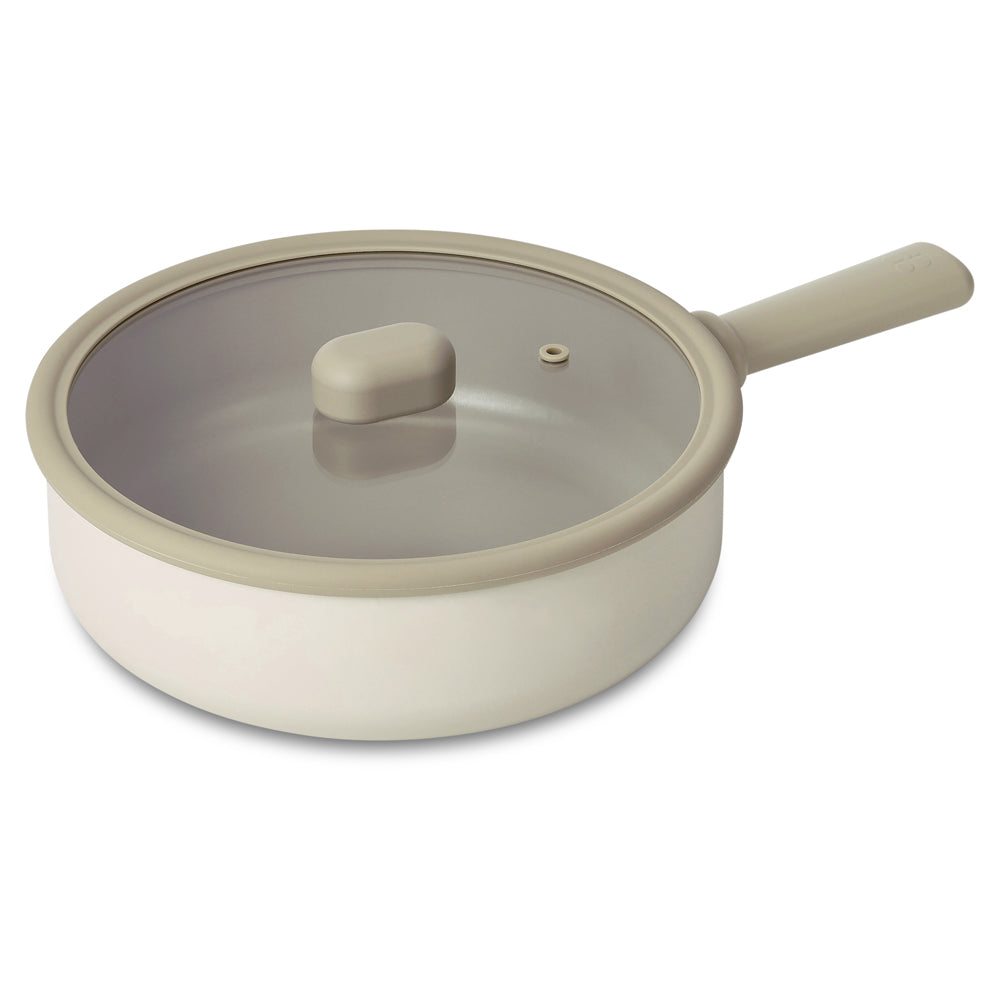 Neoflam Chou Chou 24cm Wok Induction includes a Glass lid with Silicon Rim