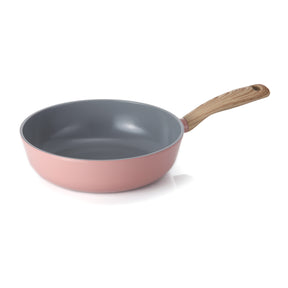 Neoflam Retro 26cm Chef pan 3.3L Induction Pink Demer