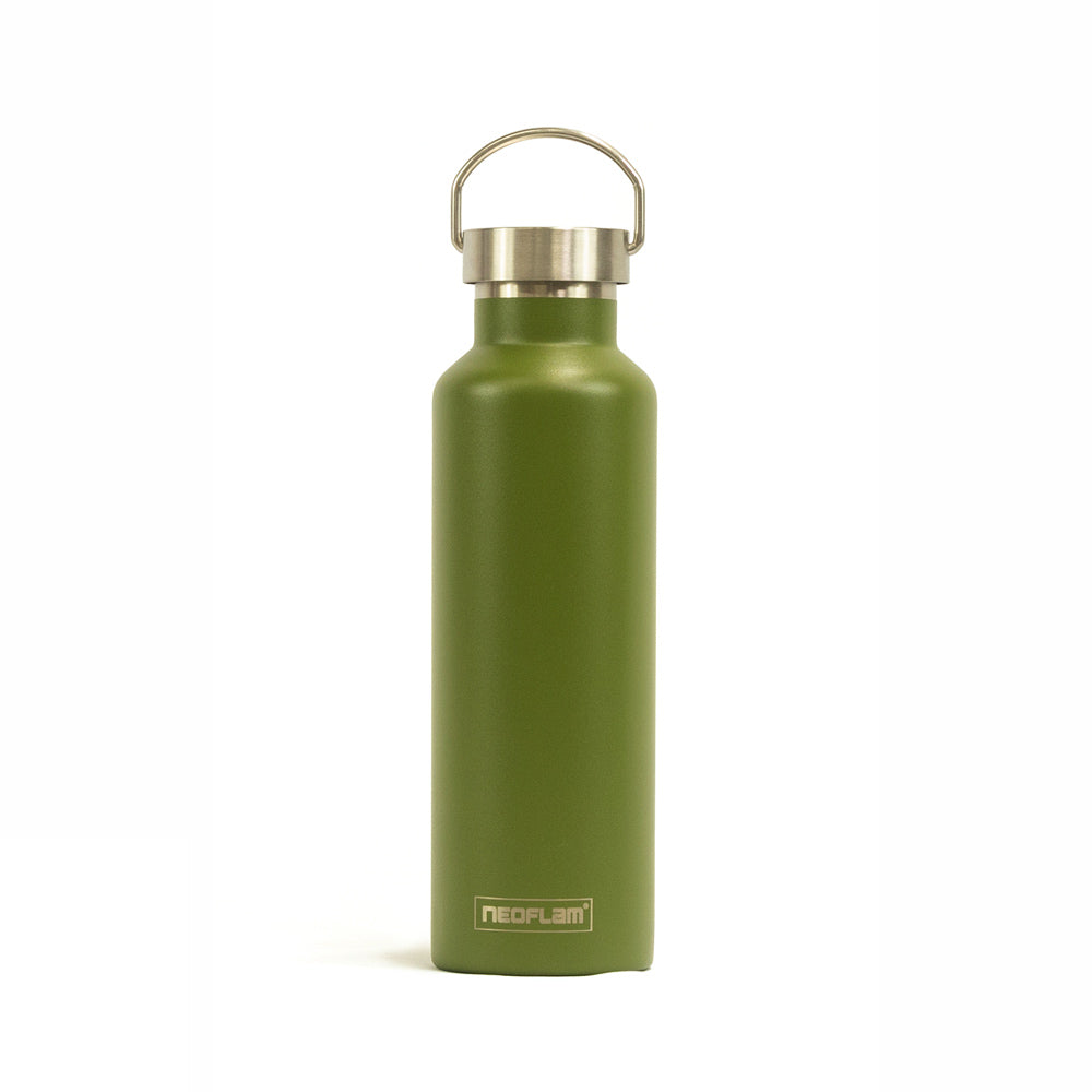 750ml Neoflam Go+ Tumbler Stainless Steel Double Walled and Vacuum Insulated green - 100% plastic free