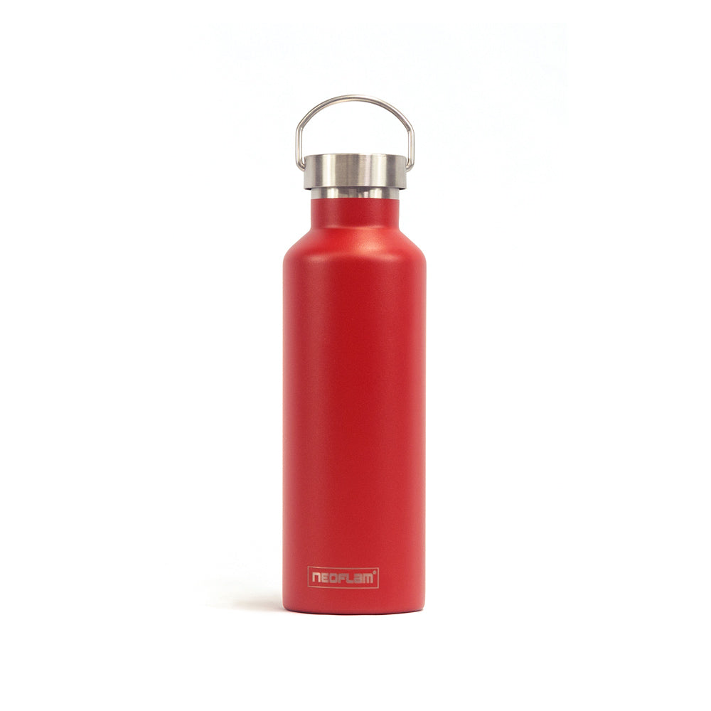 750ml Neoflam Go+ Tumbler Stainless Steel Double Walled and Vacuum Insulated Red - 100% plastic free