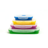 Neoflam Set of 4 Collapsible Silicone Food Storage Containers