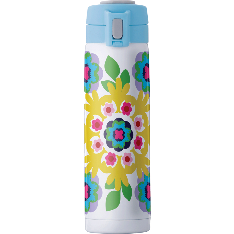 French Bull Poptop 500ml Stainless Steel Tumbler Double walled Sunshine