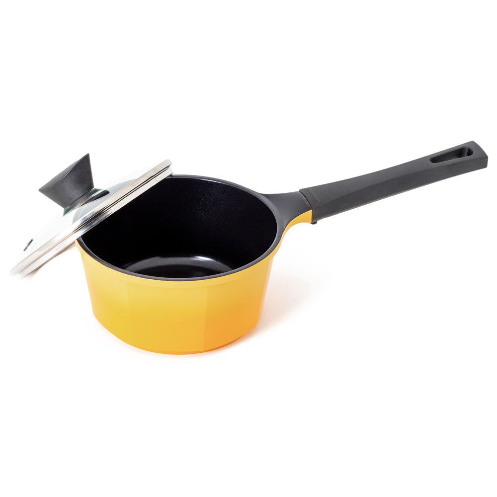 Neoflam Venn 18cm Sauce Pan Induction Yellow