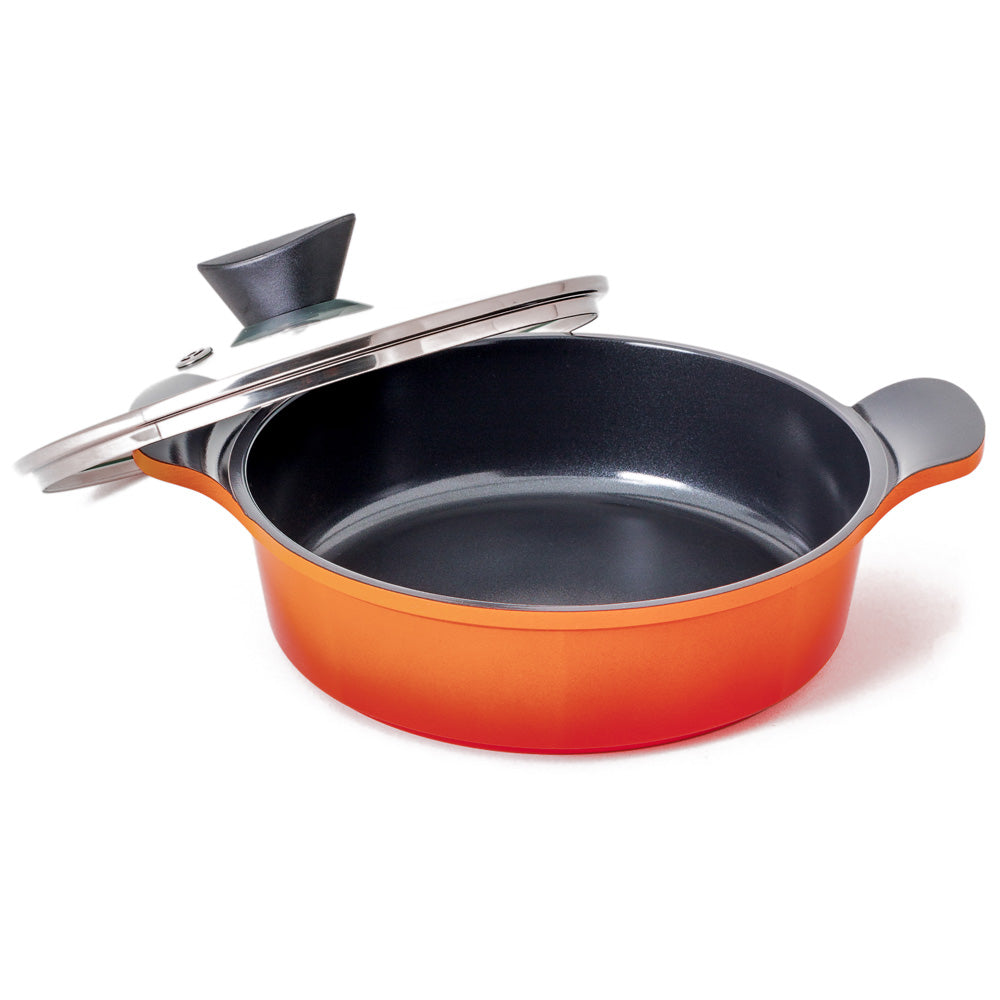 Neoflam Venn 24cm Low casserole Induction Orange