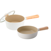 Neoflam Fika 18cm Saucepan and 18cm Wok pan set