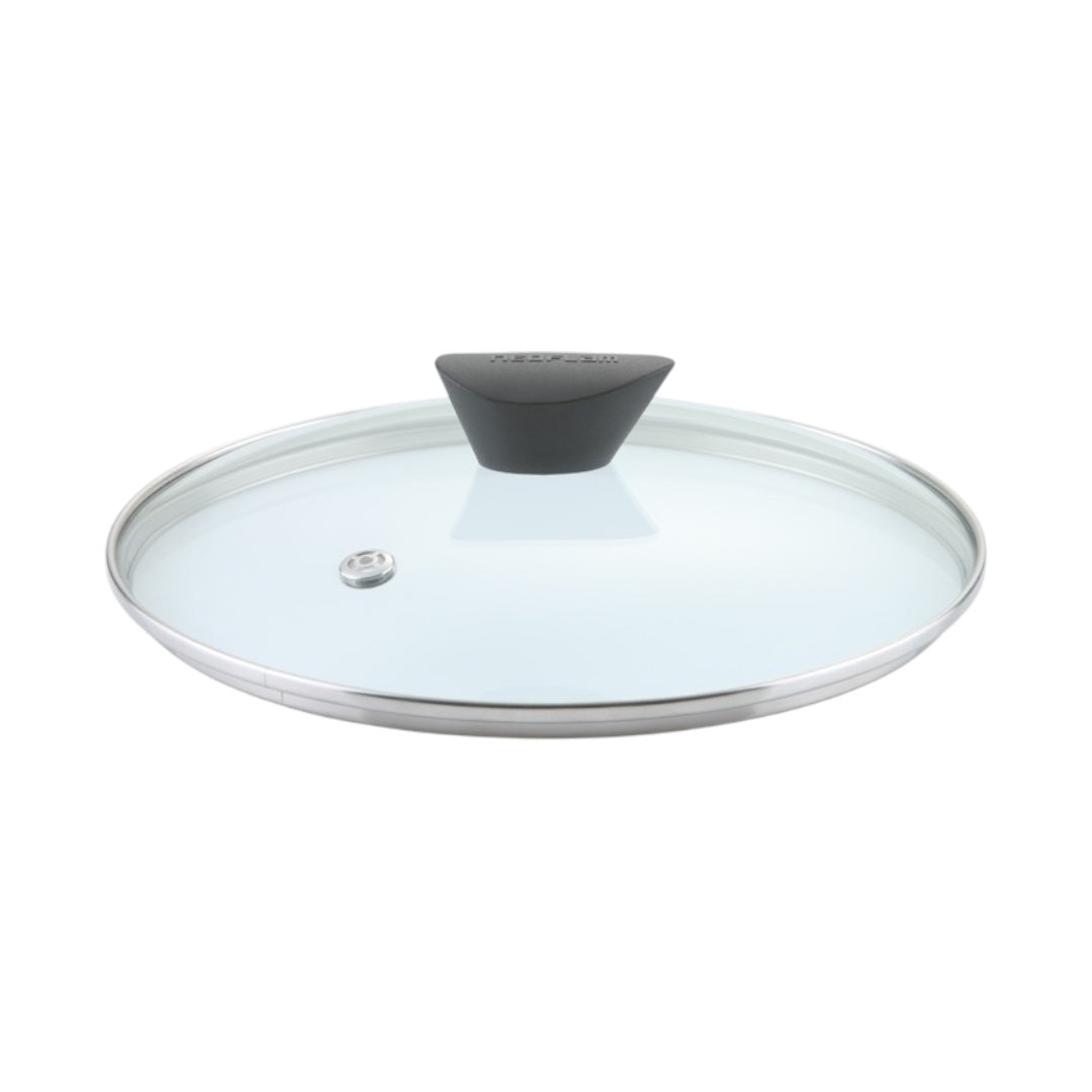 Neoflam Amie 30cm Induction Cookware Wok Pan Red with glass lid