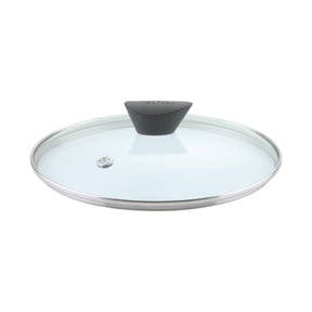 Neoflam Amie 30cm Induction Cookware Wok Pan Red with glass lid