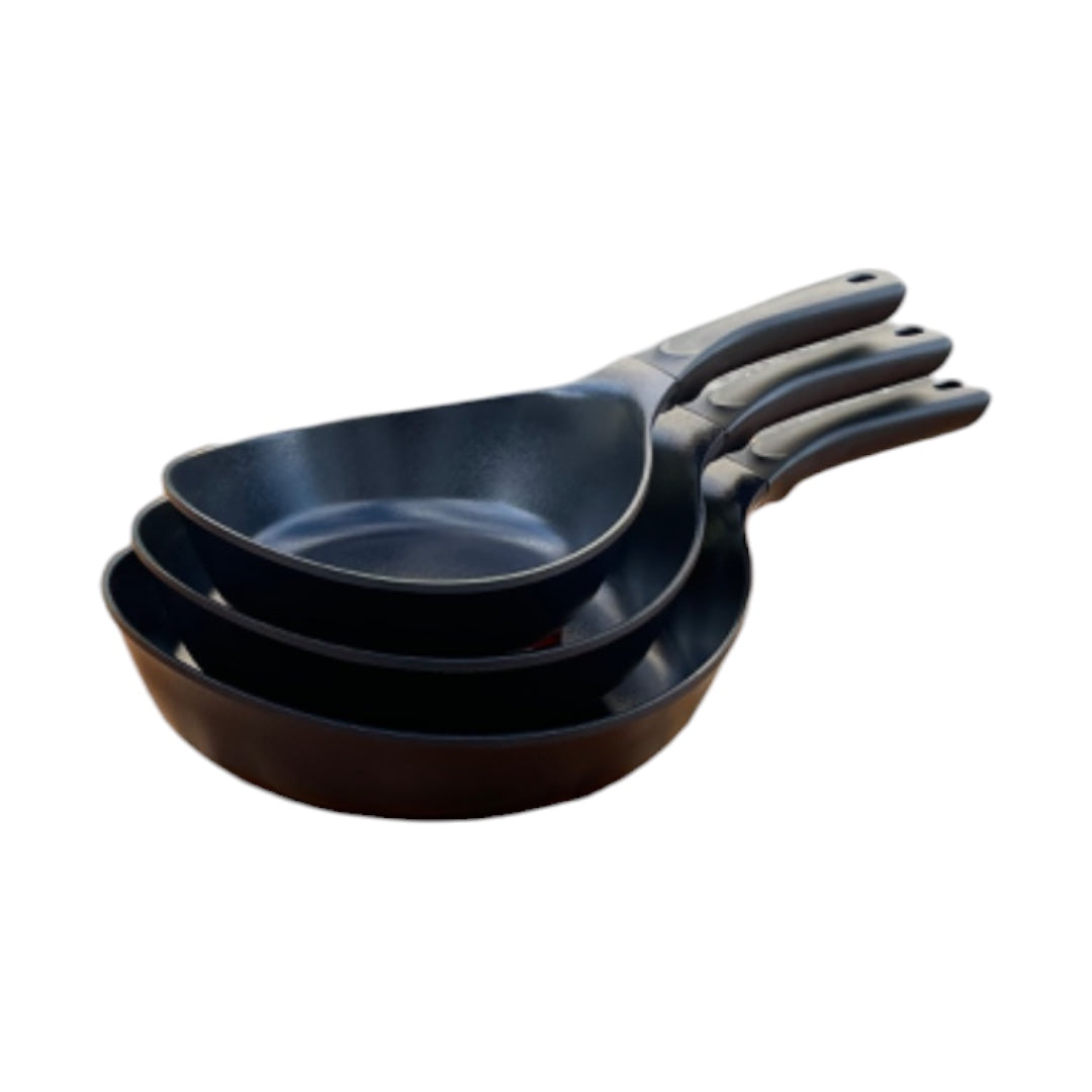 Neoflam Vulcan 20, 24, 28cm  Frypans Induction Black