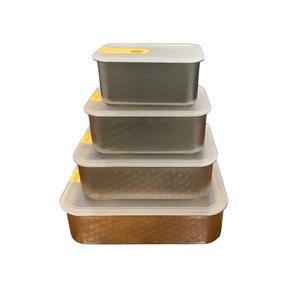 Neoflam Perfect Seal Stainless Steel Food Storage set of 4