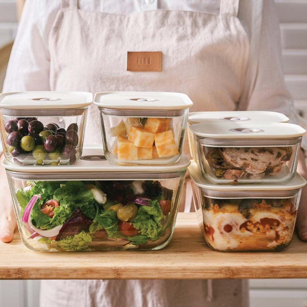 Neoflam Clik Glass food container set of 8