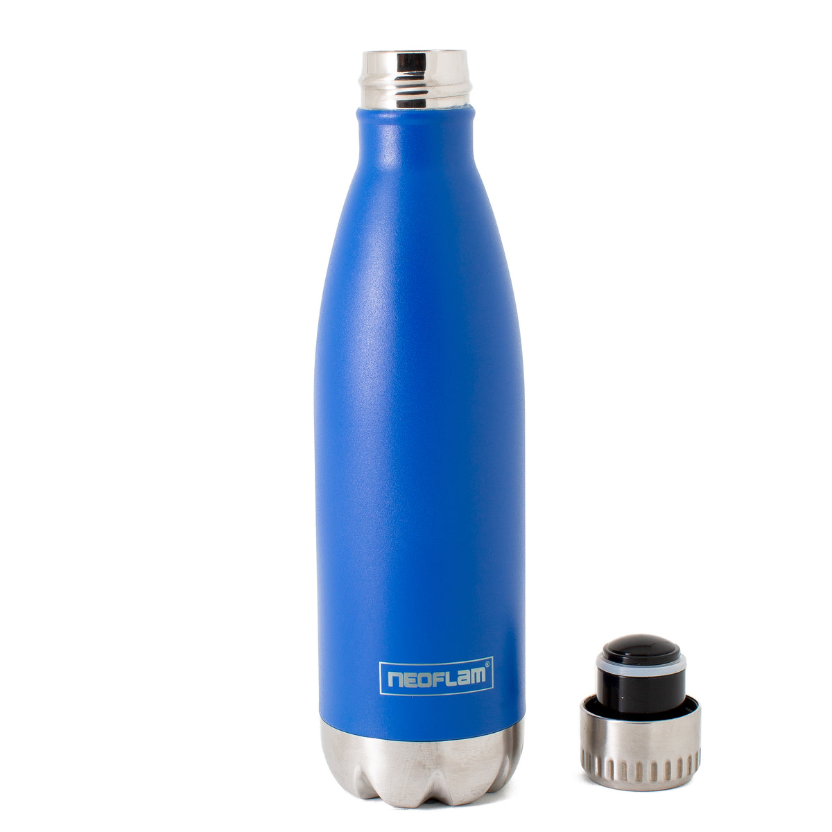 500ml Neoflam Classic Stainless Steel Double Walled and Vacuum Insulated Water Sky Blue