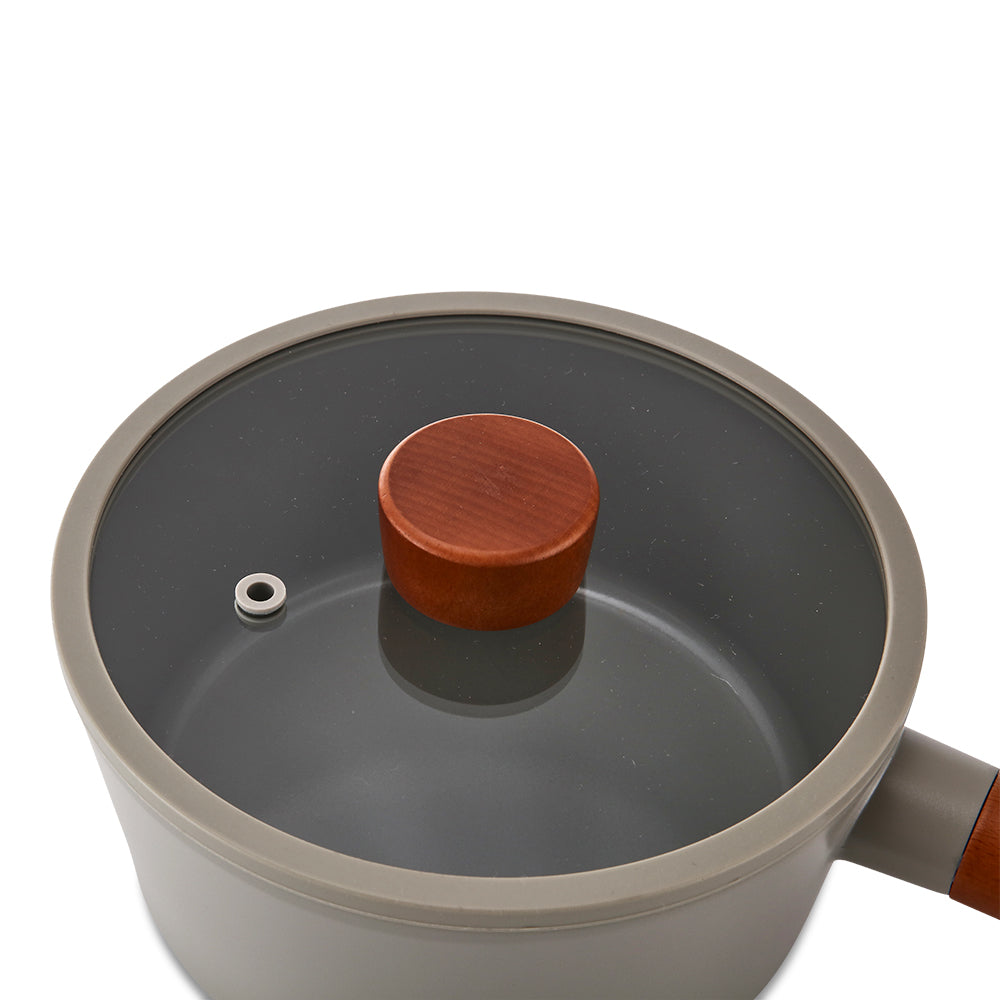 Neoflam Fika Reserve 18cm saucepan & 24cm stockpot Induction Midnight Green