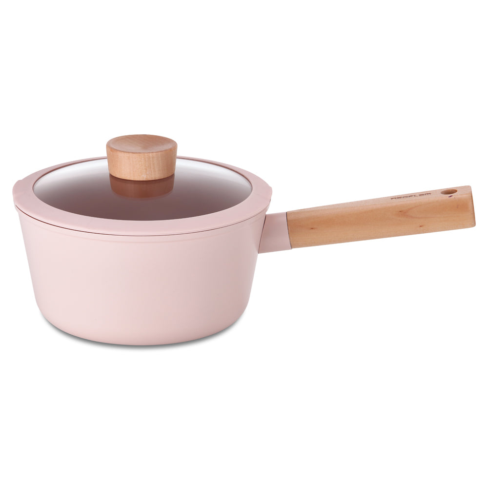 Neoflam Blossom 18cm Sauce pan Induction Pink