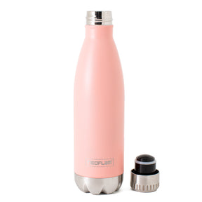 500ml Neoflam Classic Stainless Steel Double Walled and Vacuum Insulated Water Bottle Coral