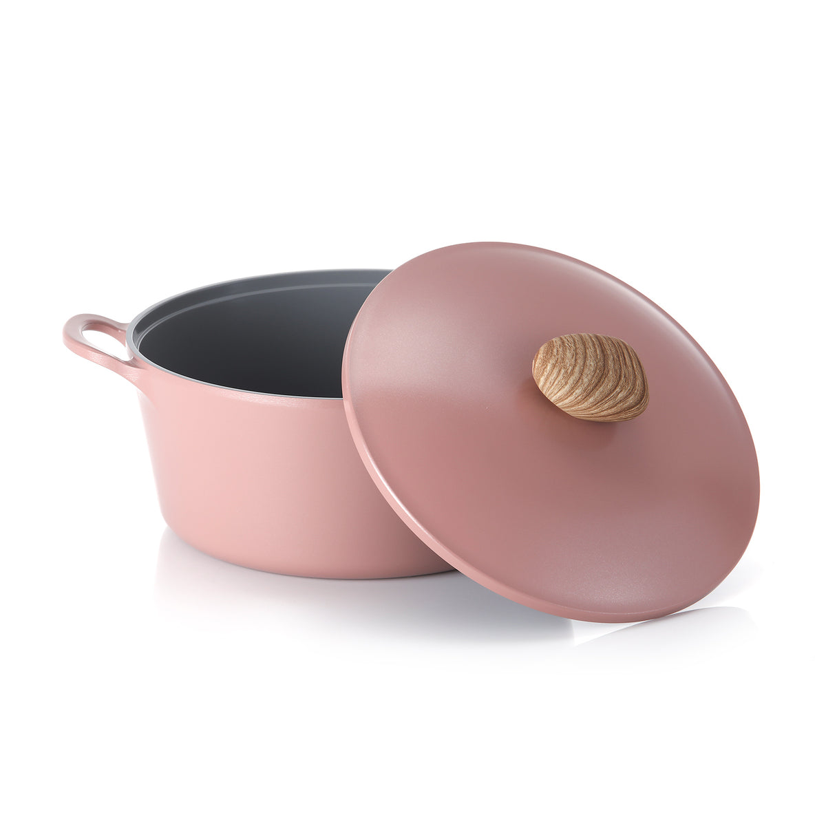 Neoflam Retro 26cm Stockpot Induction with Die-Cast Lid Pink Demer