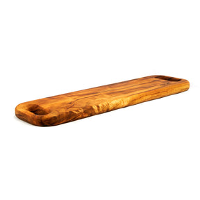 Neoflam Camphor laurel Long cheese plate hand made two handle in Byron bay