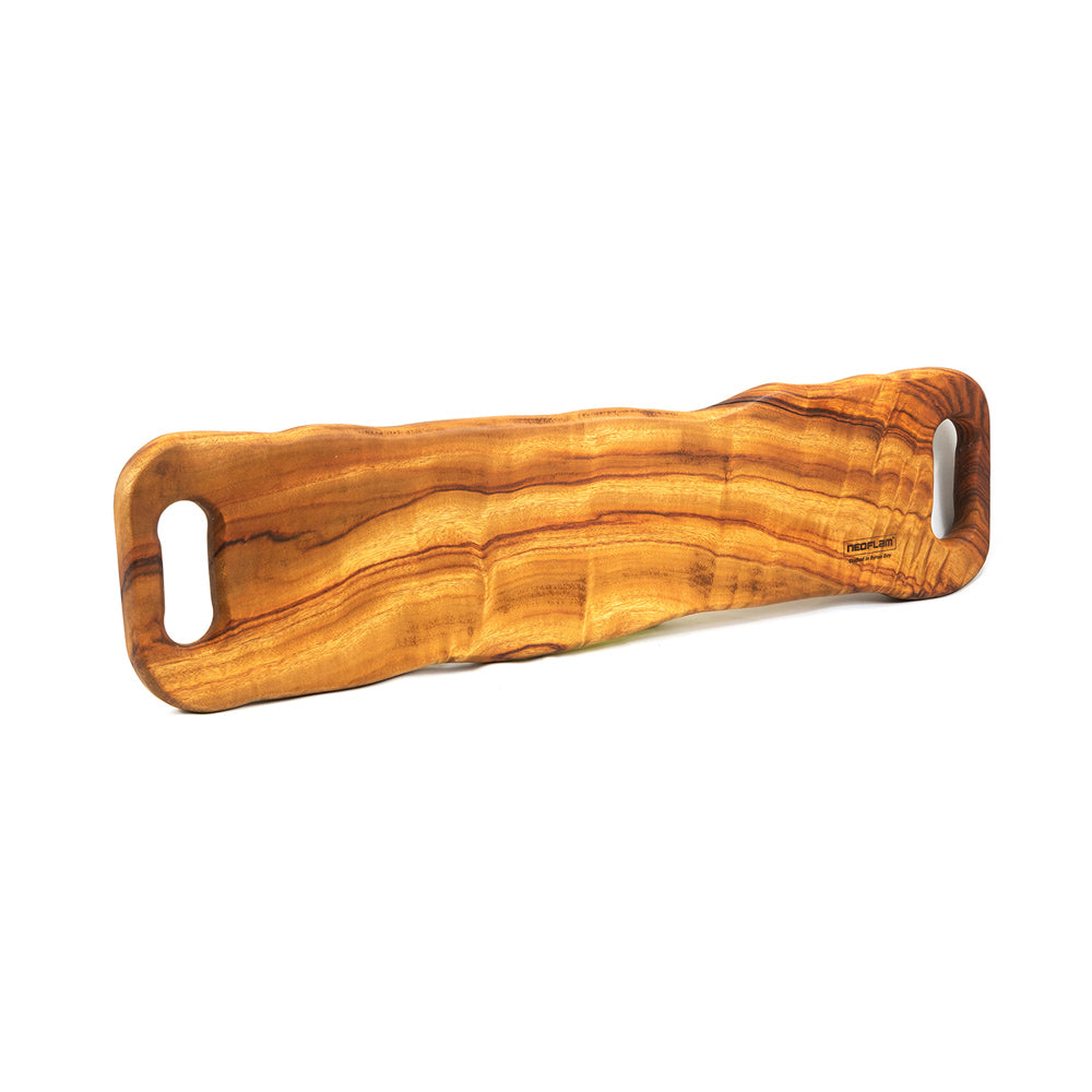 Neoflam Camphor laurel Long cheese plate hand made two handle in Byron bay