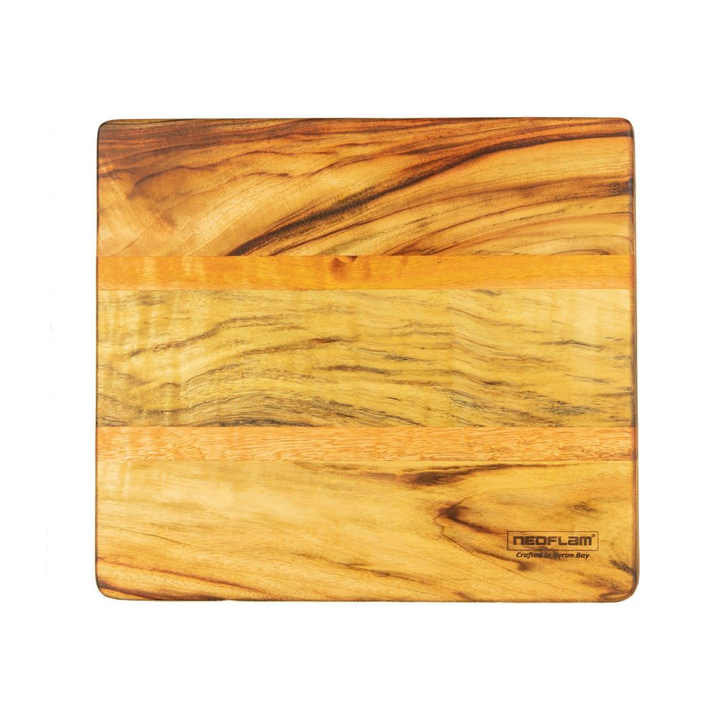 Neoflam Camphor Laurel Medium Line Cutting chopping board hand made in Byron bay