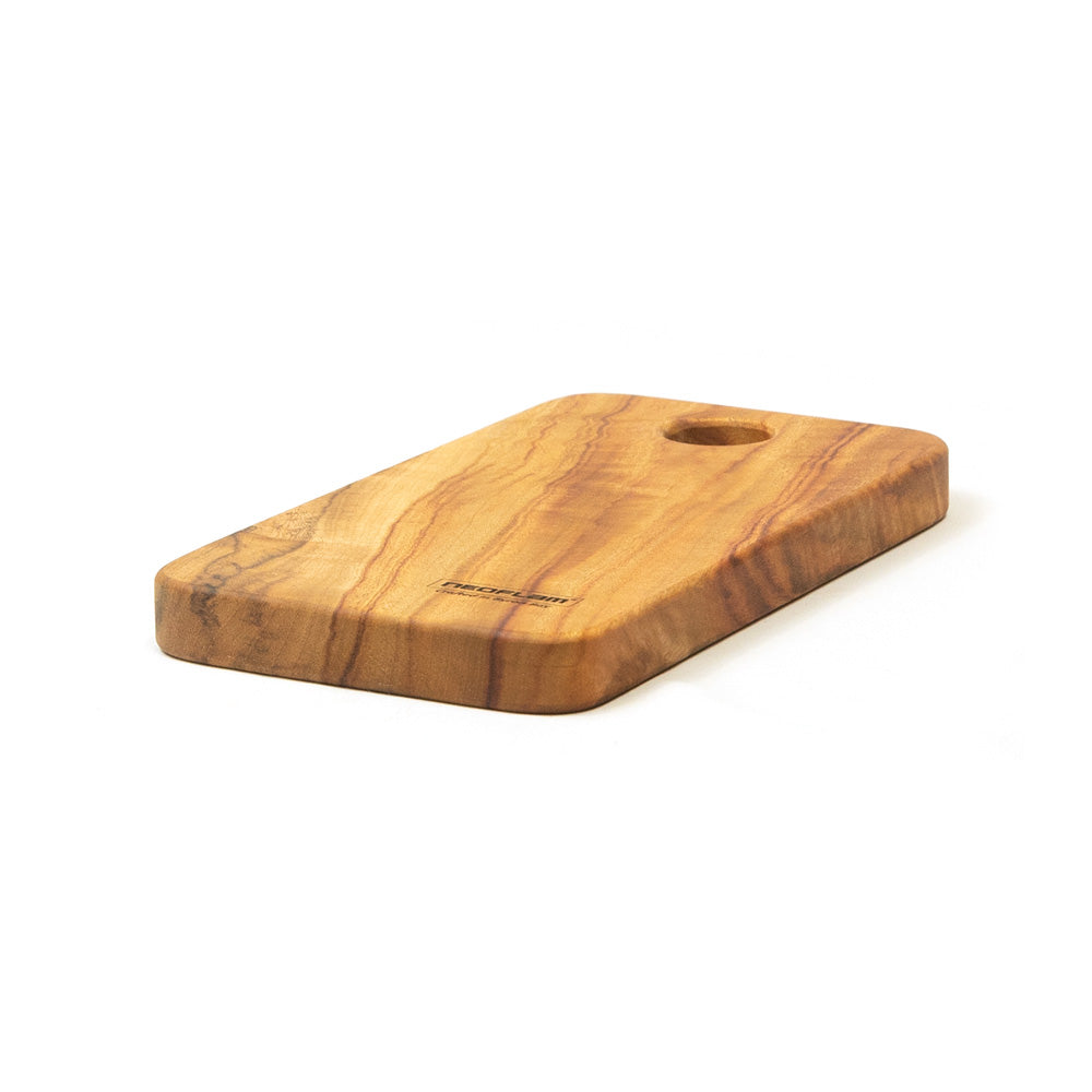 Neoflam Camphor laurel Long cheese plate with hole hand made in Byron bay