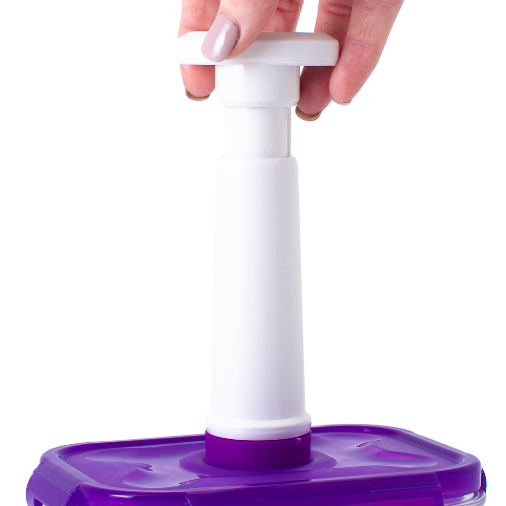 Neoflam CLOC Tritan Vacuum Seal Container 2 x 1.2L 2.3L 3.3L  7pc Set - Rectangle