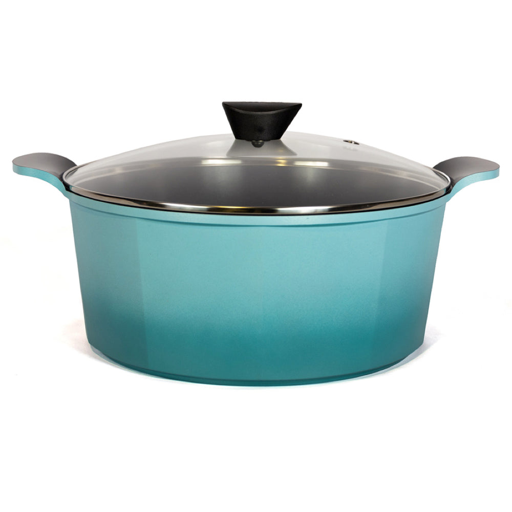 Neoflam Venn Turquoise Induction set 3 Piece 26, 32cm Casserole and 18cm Saucepan