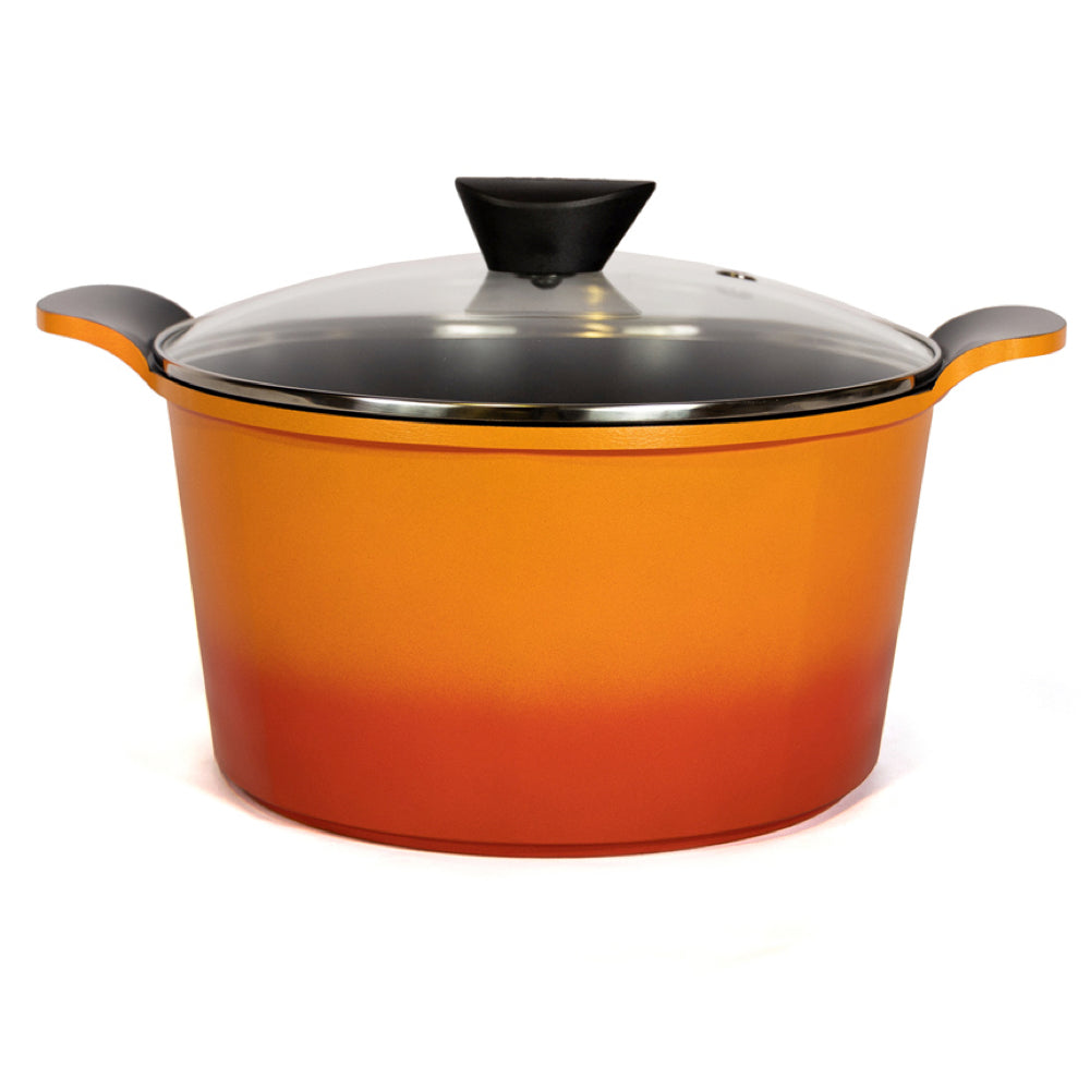 Neoflam Venn Orange Induction set 3 Piece Set 26, 28  24 Low Casseroles