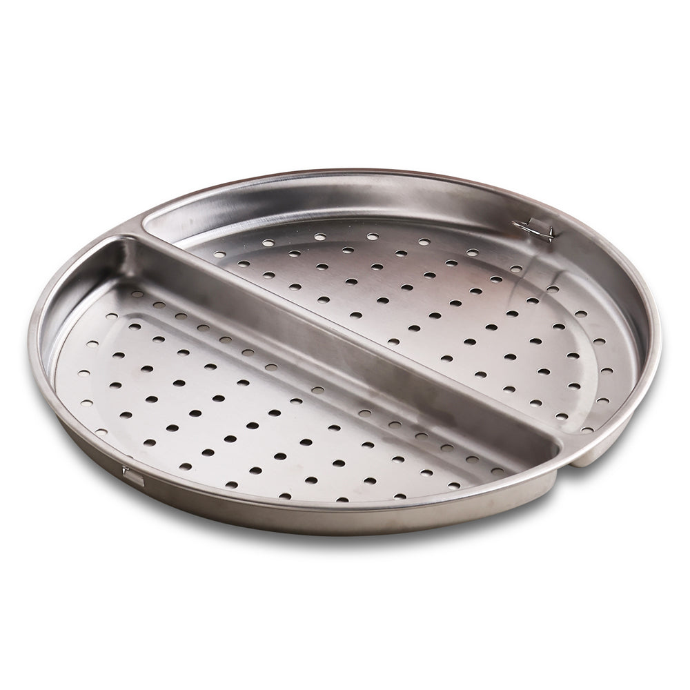Neoflam Divided 30cm casserole 5.8L Induction with divided steamer White