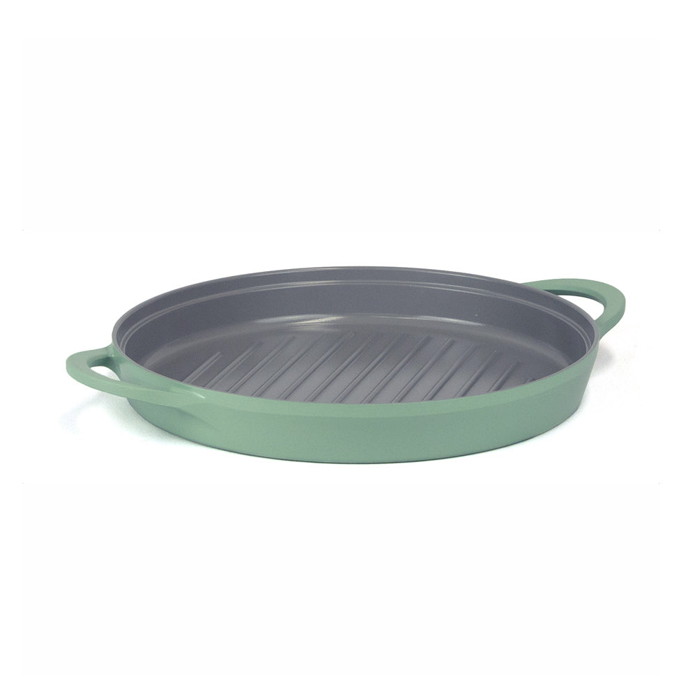 Neoflam Retro 26cm Round grill Pan Induction Green Demer