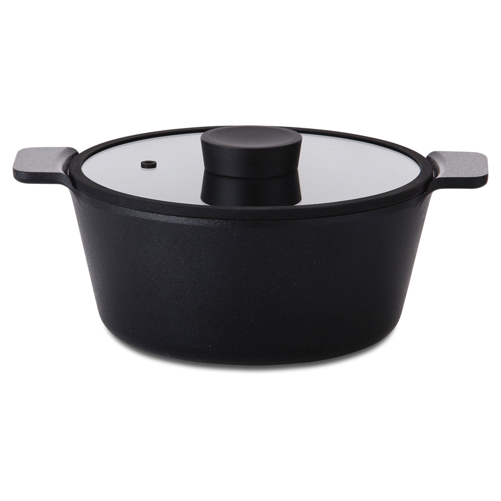 Neoflam Vulcan good starter kit Frypans, Wok, Saucepan and Casserole Set - Induction Black