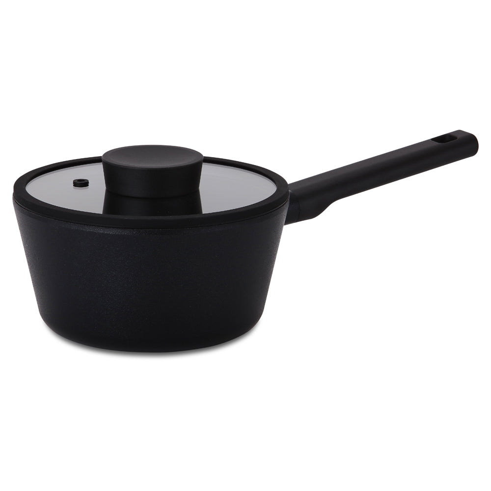 Neoflam Vulcan good starter kit Frypans, Wok, Saucepan and Casserole Set - Induction Black