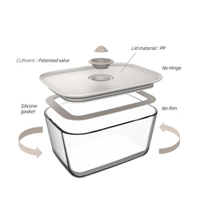Neoflam Clik Glass food container set of 12