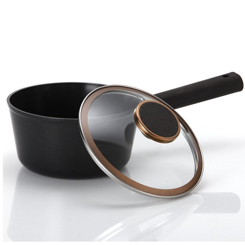 Neoflam Noblesse 18cm Sauce pan Induction with glass lid