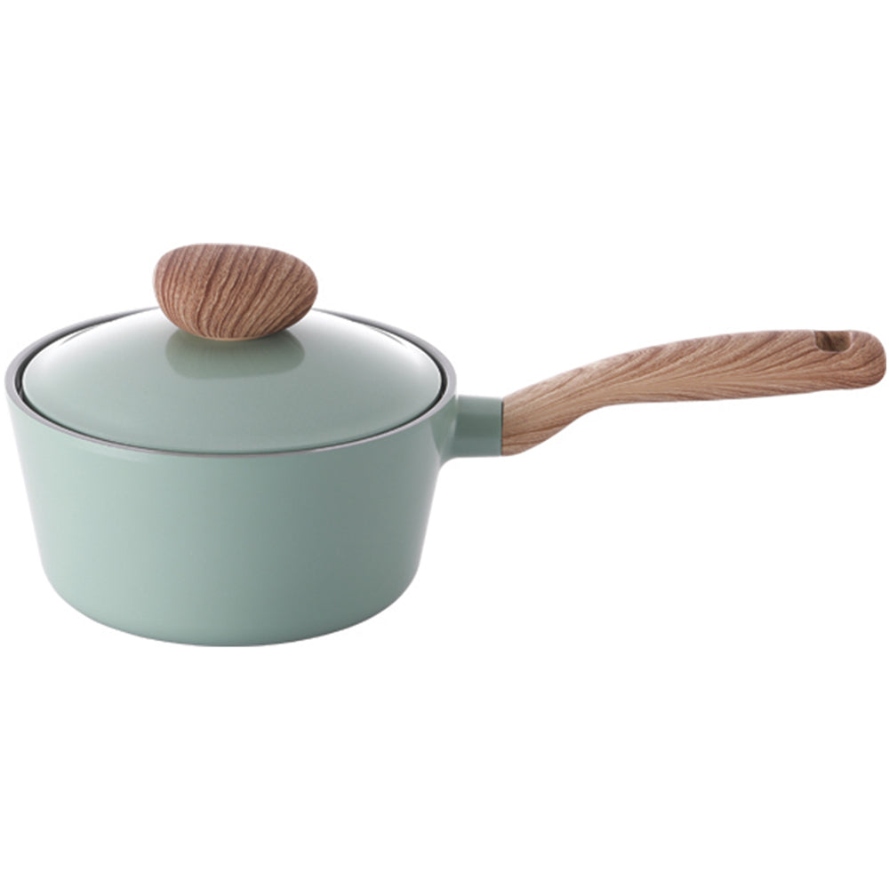 Neoflam Retro 18cm Sauce Pan Induction with Glass  Lid Green Demer