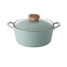 Neoflam Demer Green Retro Induction Set - 5pc Fry pan, Chef pan, Saucepan and Casseroles