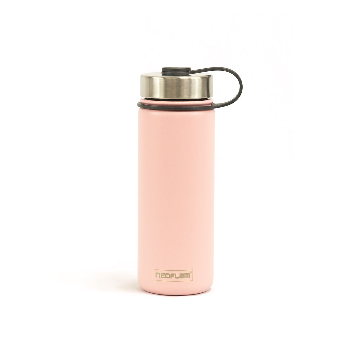 500ml Neoflam Skinny Stainless Steel Double Walled and Vacuum Insulated Water Bottle Coral