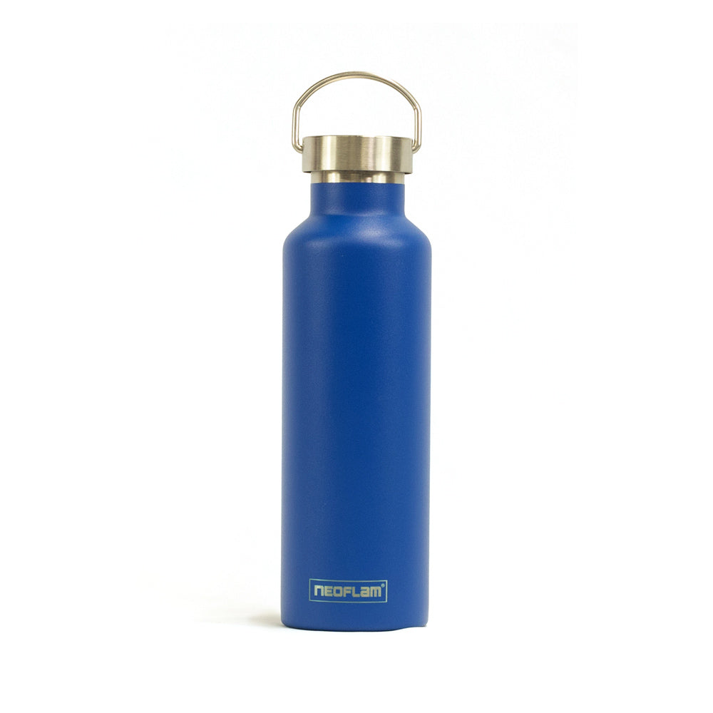 750ml Neoflam Go+ Tumbler Stainless Steel Double Walled and Vacuum Insulated Blue - 100% plastic free