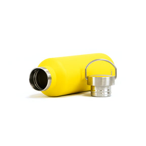 750ml Neoflam Go+ Tumbler Stainless Steel Double Walled and Vacuum Insulated Yellow - 100% plastic free