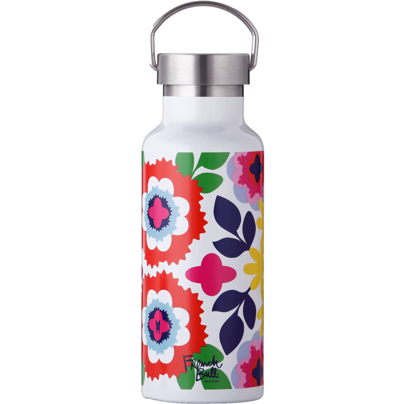 French Bull Line 500ml Stainless Steel Tumbler Double Walled with Handle Sunshine