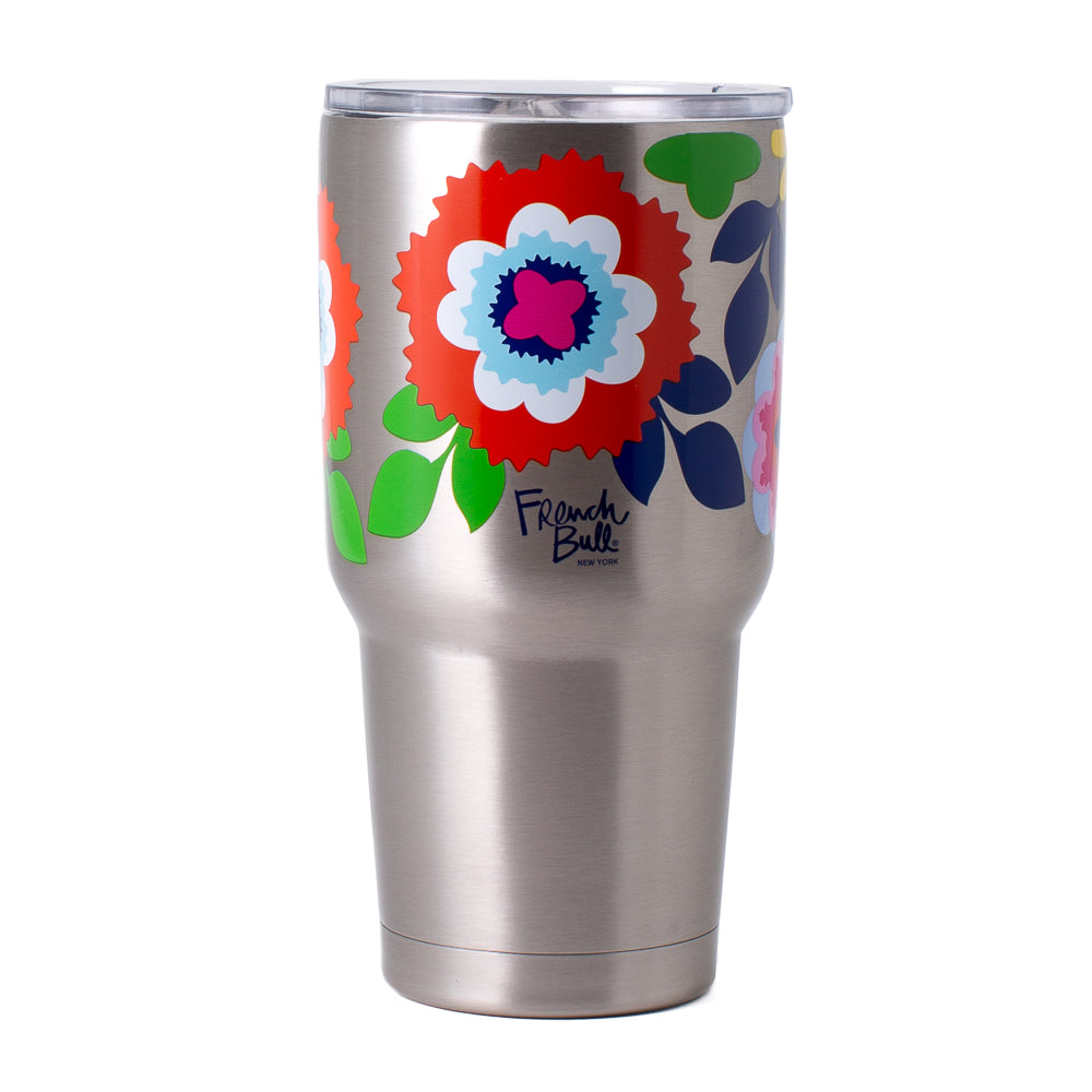 French Bull Jumbo Mug 810ml Stainless Steel Mug Double walled with BPA Free Lid Sunshine