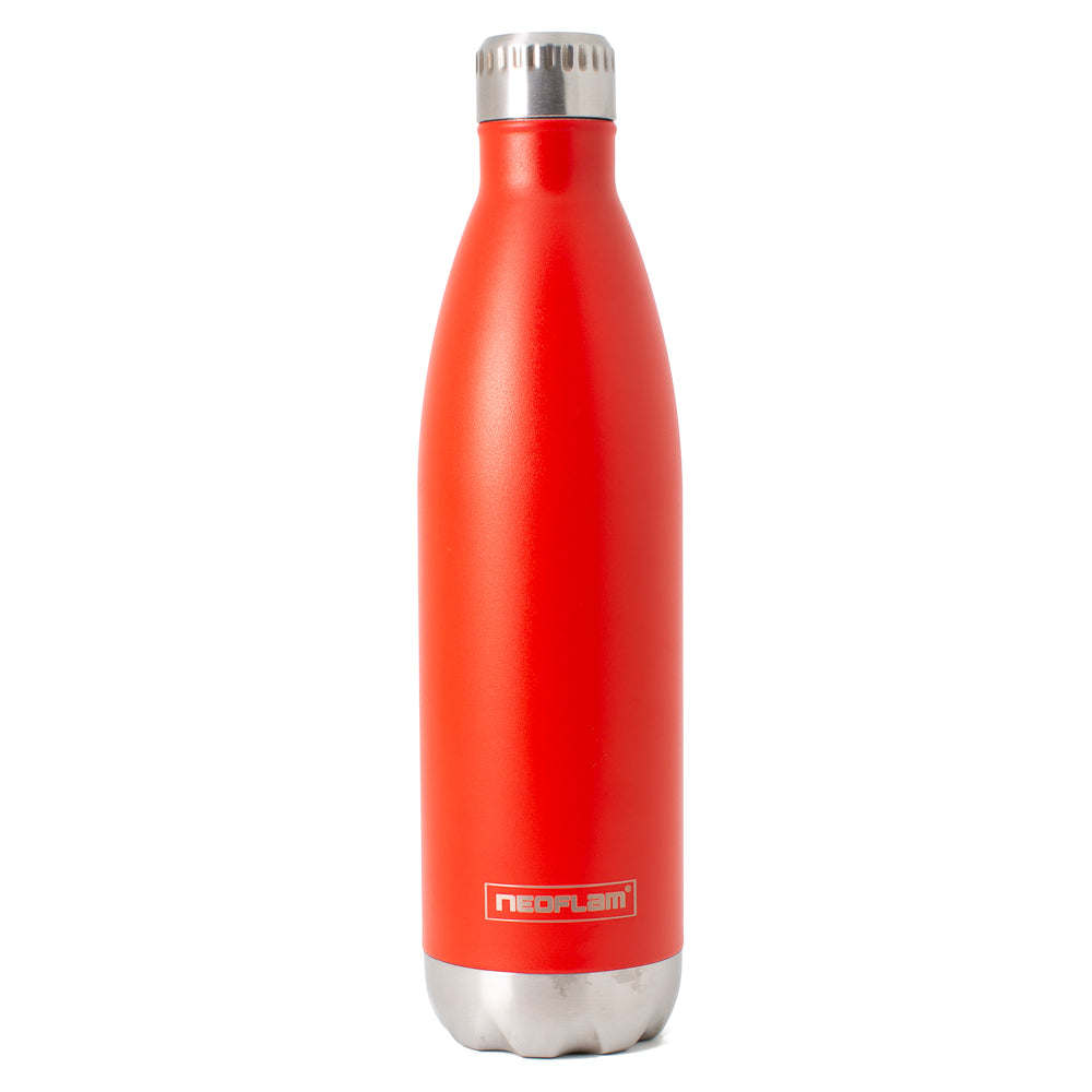 750ml Neoflam Classic Stainless Steel Double Walled and Vacuum Insulated Water Bottle Mahogany