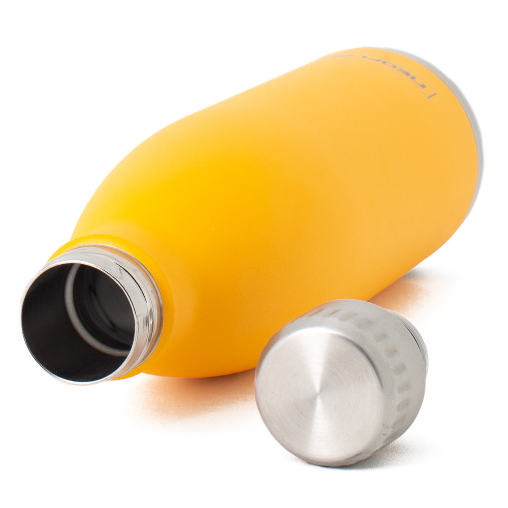 750ml Neoflam Classic Stainless Steel Double Walled and Vacuum Insulated Water Bottle Yellow
