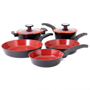 Neoflam De Chef induction set of 5 plus bonus pan protector