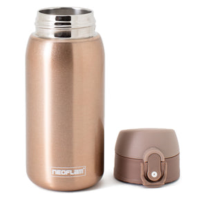 320ml Neoflam Kids Stainless Steel Double Walled and Vacuum Insulated Water Bottle Bronze Metal