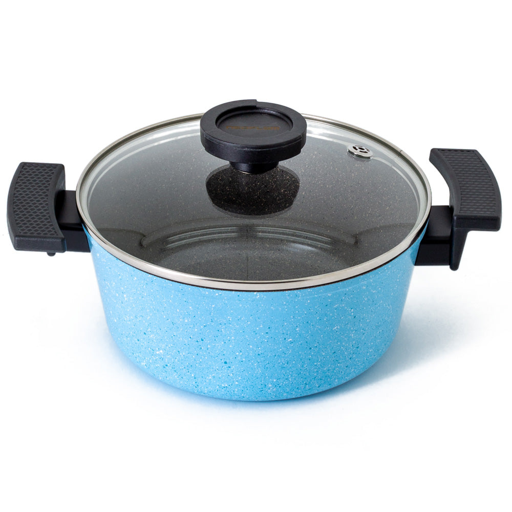 Neoflam Luke Hines 20cm Casserole Induction Marble blue