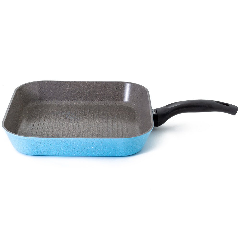 Neoflam Luke Hines 28cm Grill pan Induction Marble Blue
