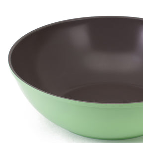 Neoflam Nature+ 30cm Wok Pan Induction Apple Green