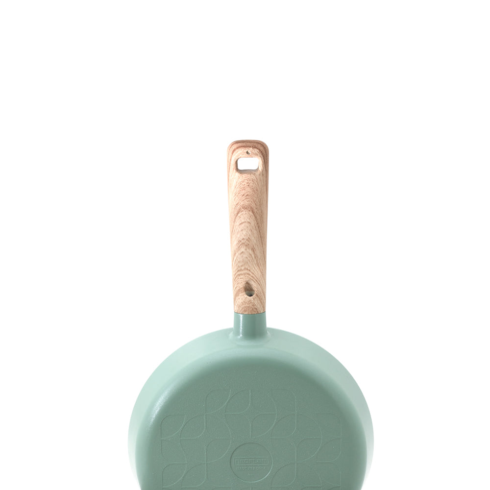 Neoflam Retro 18cm Sauce Pan Induction with Glass  Lid Green Demer