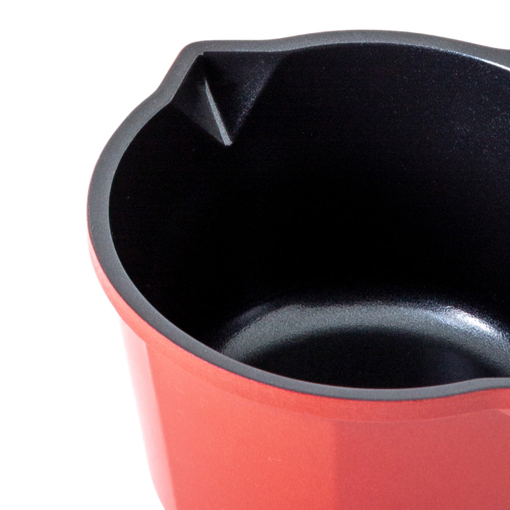 Neoflam Venn 14cm Milk Pan Non-Induction Red