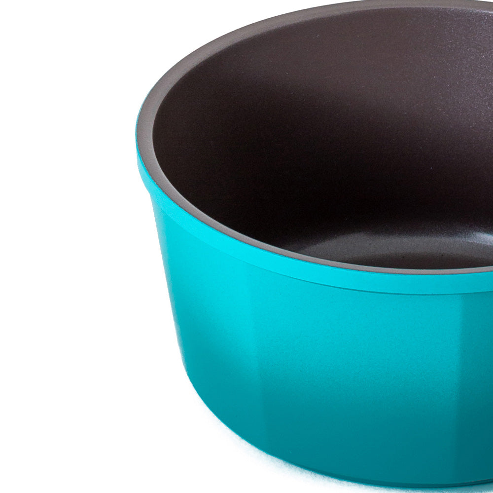 Neoflam Venn 18cm Sauce Pan Induction Turquoise